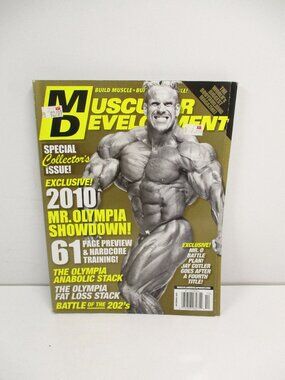 Muscular Development Magazine October 2010 Vol 47 2010 Mr Oylmpia Showdown